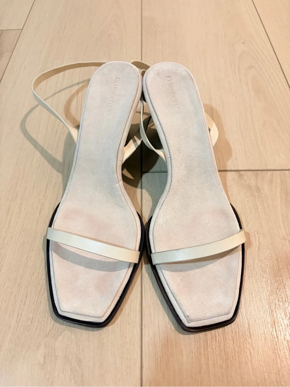Lina Wedge Sandal — Cream Women's Sandal